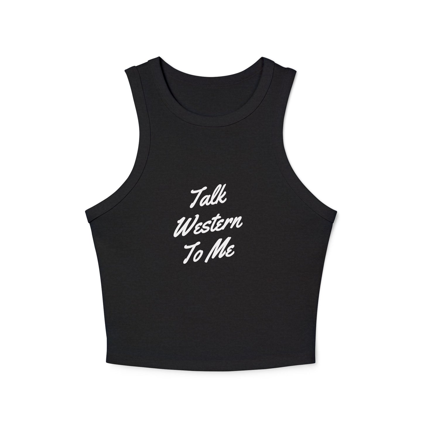 Talk Western To Me Country Crop Tank Top