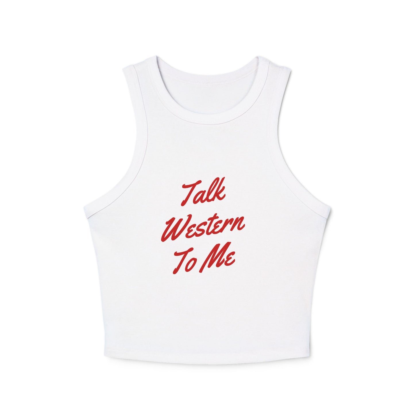 Talk Western To Me Country Crop Tank Top