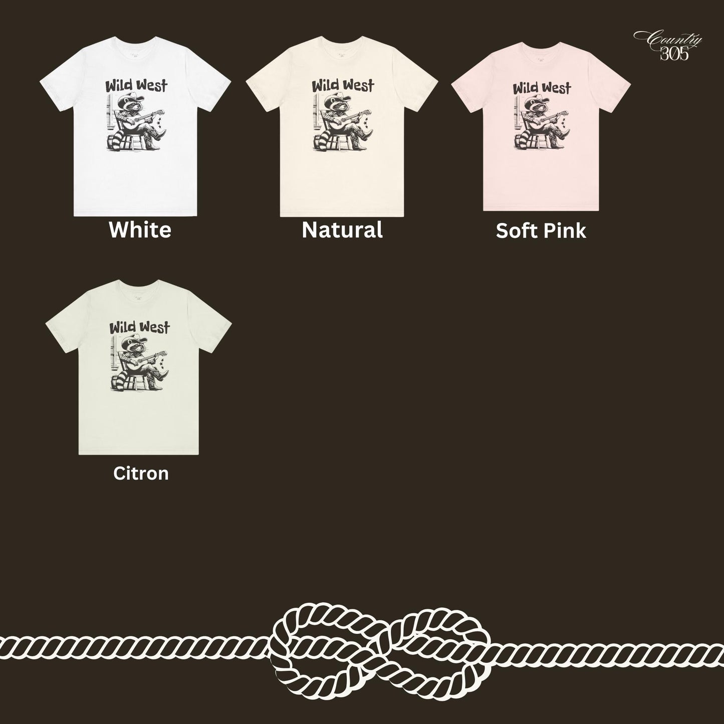 Vintage Western Raccoon T-Shirt