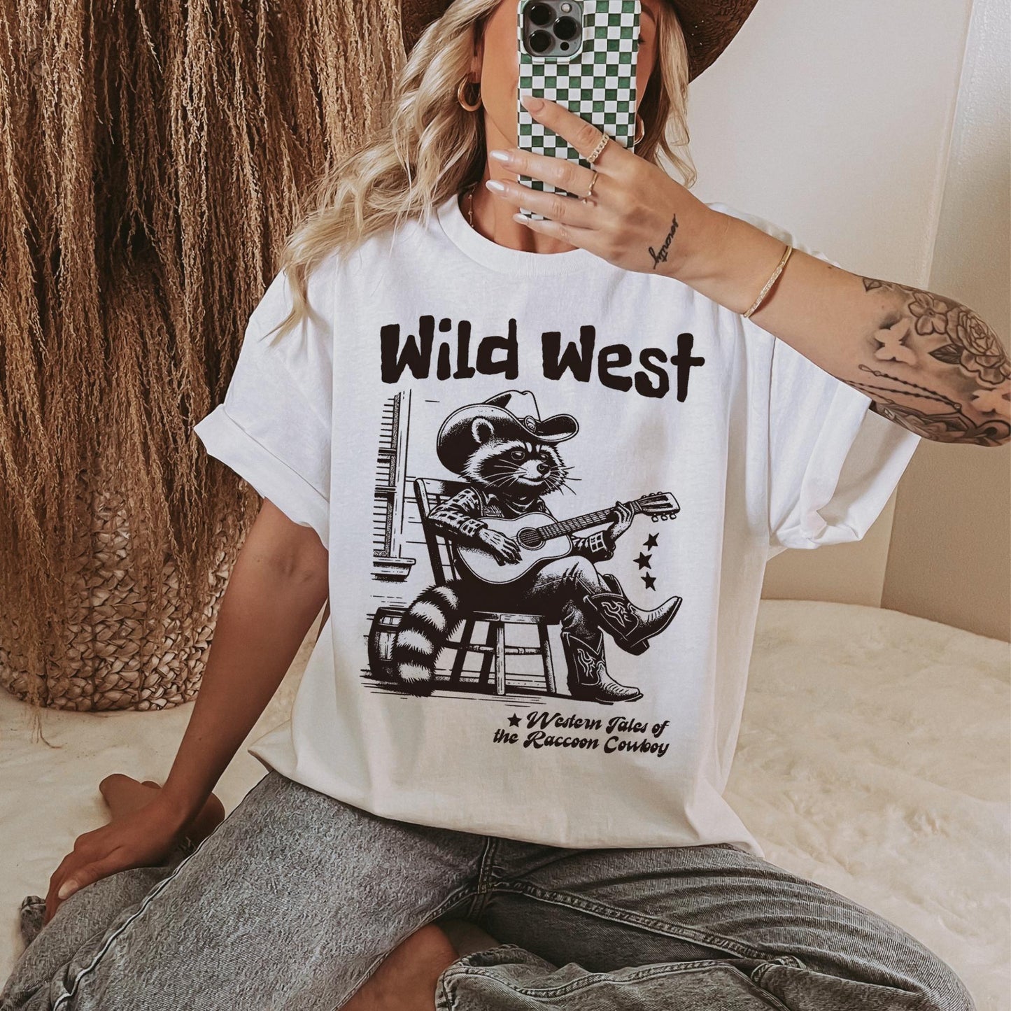 Vintage Western Raccoon T-Shirt