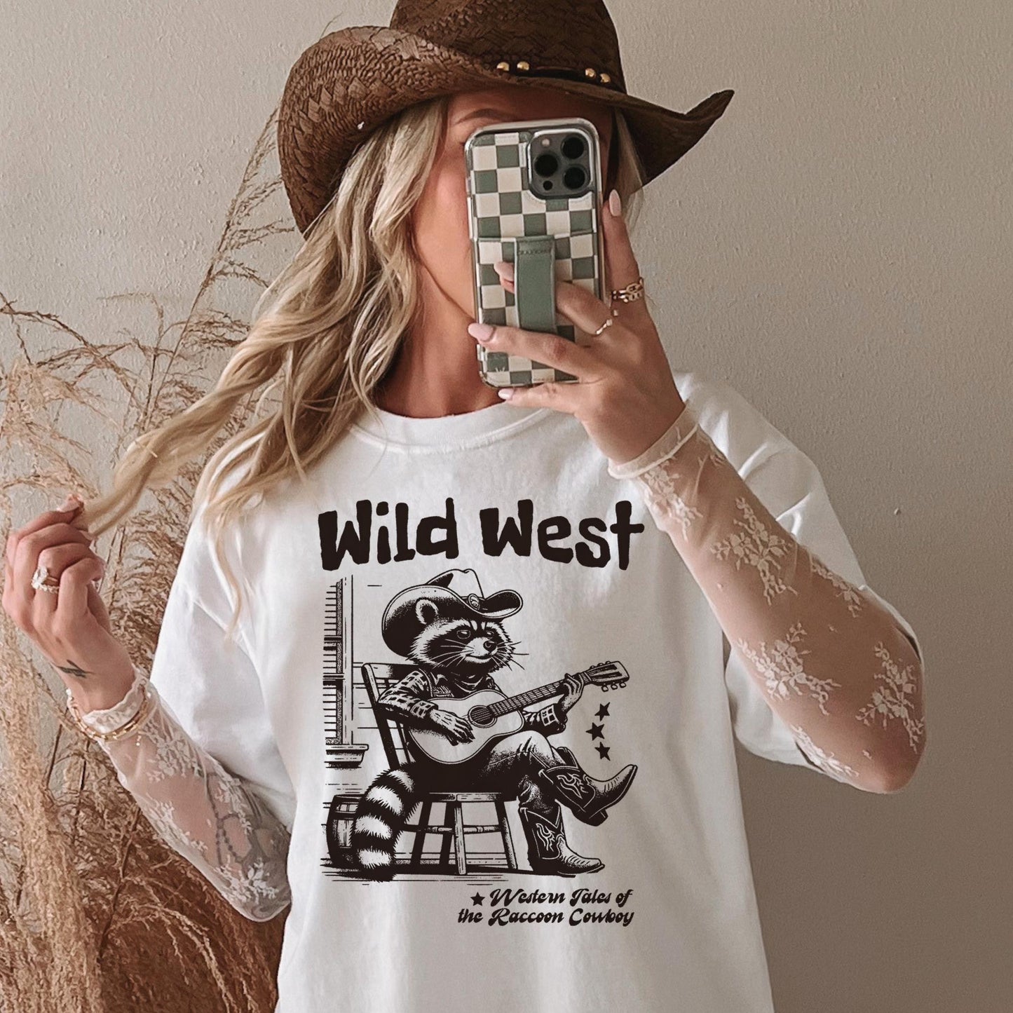 Vintage Western Raccoon T-Shirt