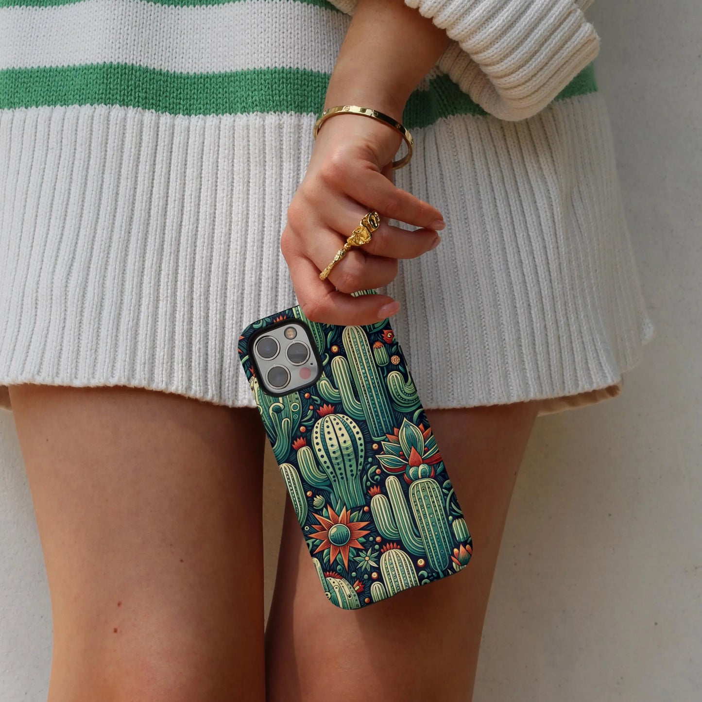 Phone Case, Coquette Coastal Cowgirl design, Cactus Case, Summer Cell Cover, Long Live Cowgirls, Beach Accessories, Western Boho, Cute Phone