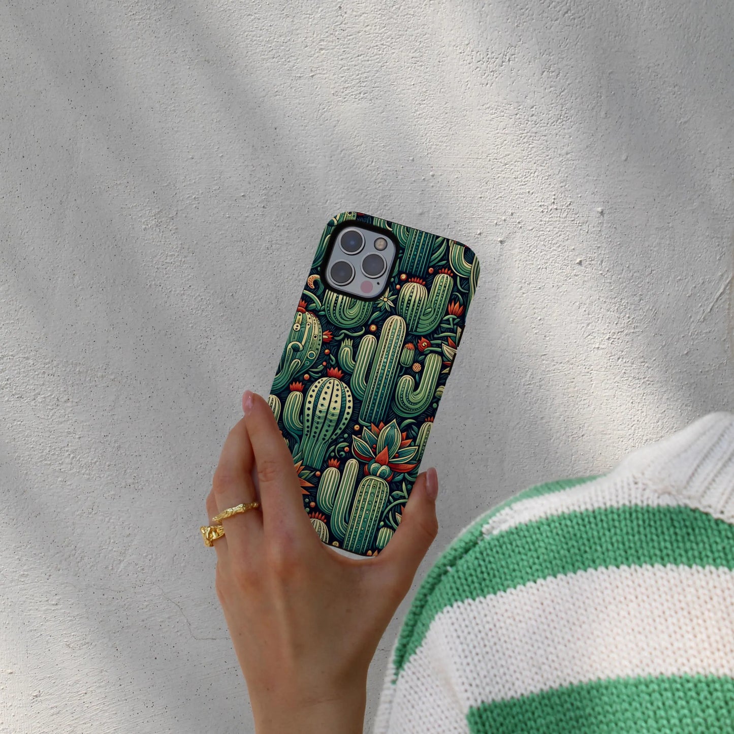Phone Case, Coquette Coastal Cowgirl design, Cactus Case, Summer Cell Cover, Long Live Cowgirls, Beach Accessories, Western Boho, Cute Phone